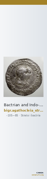 Bactrian and Indo-Greek Coinage Strato I and Agathocleia 6.2 — CANOA