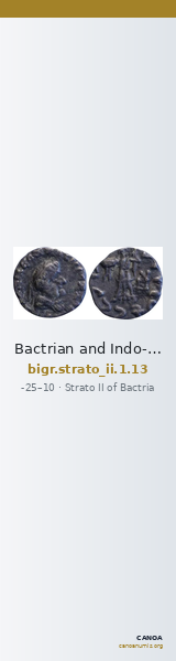 Bactrian and Indo-Greek Coinage Strato II 1.13 — CANOA