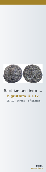 Bactrian and Indo-Greek Coinage Strato II 1.17 — CANOA