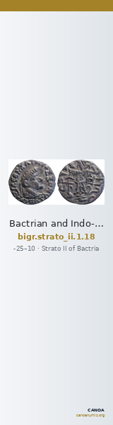 Bactrian and Indo-Greek Coinage Strato II 1.18 — CANOA