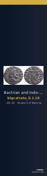 Bactrian and Indo-Greek Coinage Strato II 1.18 — CANOA