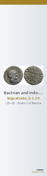 Bactrian and Indo-Greek Coinage Strato II 1.19 — CANOA