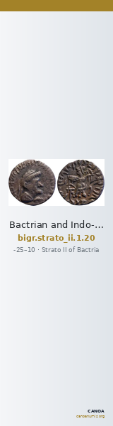 Bactrian and Indo-Greek Coinage Strato II 1.20 — CANOA