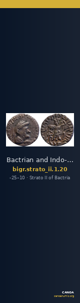 Bactrian and Indo-Greek Coinage Strato II 1.20 — CANOA