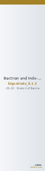 Bactrian and Indo-Greek Coinage Strato II 1.3 — CANOA
