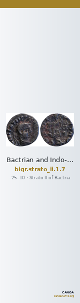 Bactrian and Indo-Greek Coinage Strato II 1.7 — CANOA