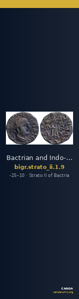 Bactrian and Indo-Greek Coinage Strato II 1.9 — CANOA
