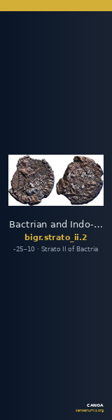 Bactrian and Indo-Greek Coinage Strato II 2 — CANOA