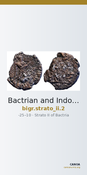Bactrian and Indo-Greek Coinage Strato II 2 — CANOA