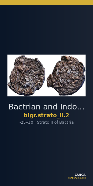 Bactrian and Indo-Greek Coinage Strato II 2 — CANOA