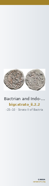 Bactrian and Indo-Greek Coinage Strato II 2.2 — CANOA