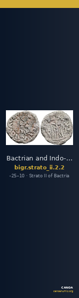 Bactrian and Indo-Greek Coinage Strato II 2.2 — CANOA
