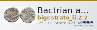 Bactrian and Indo-Greek Coinage Strato II 2.2 — CANOA