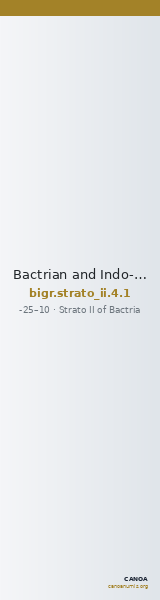 Bactrian and Indo-Greek Coinage Strato II 4.1 — CANOA