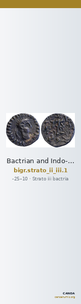 Bactrian and Indo-Greek Coinage Strato II and Strato III 1 — CANOA