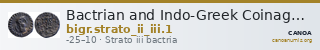 Bactrian and Indo-Greek Coinage Strato II and Strato III 1 — CANOA