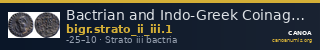 Bactrian and Indo-Greek Coinage Strato II and Strato III 1 — CANOA