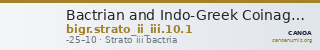 Bactrian and Indo-Greek Coinage Strato II and Strato III 10.1 — CANOA