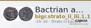 Bactrian and Indo-Greek Coinage Strato II and Strato III 1.1 — CANOA