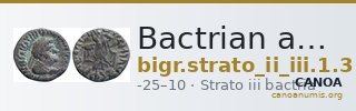 Bactrian and Indo-Greek Coinage Strato II and Strato III 1.3 — CANOA