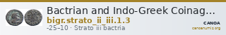 Bactrian and Indo-Greek Coinage Strato II and Strato III 1.3 — CANOA