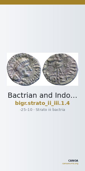 Bactrian and Indo-Greek Coinage Strato II and Strato III 1.4 — CANOA