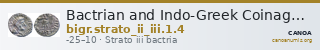 Bactrian and Indo-Greek Coinage Strato II and Strato III 1.4 — CANOA