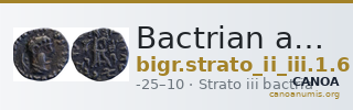 Bactrian and Indo-Greek Coinage Strato II and Strato III 1.6 — CANOA
