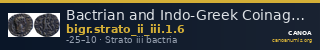 Bactrian and Indo-Greek Coinage Strato II and Strato III 1.6 — CANOA