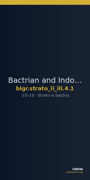 Bactrian and Indo-Greek Coinage Strato II and Strato III 4.1 — CANOA