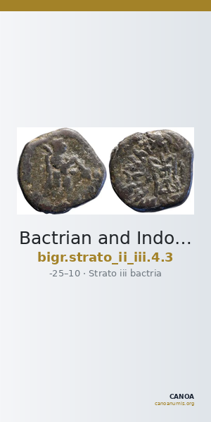 Bactrian and Indo-Greek Coinage Strato II and Strato III 4.3 — CANOA
