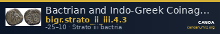 Bactrian and Indo-Greek Coinage Strato II and Strato III 4.3 — CANOA