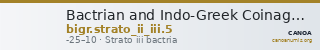Bactrian and Indo-Greek Coinage Strato II and Strato III 5 — CANOA