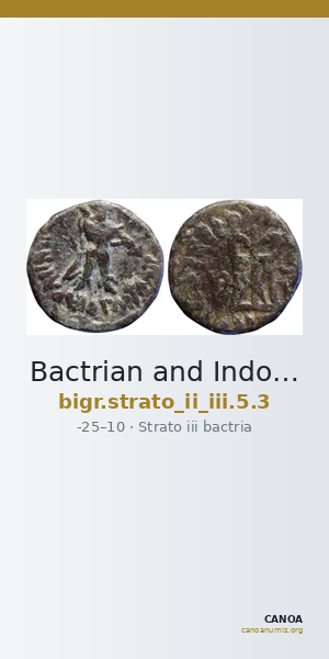 Bactrian and Indo-Greek Coinage Strato II and Strato III 5.3 — CANOA