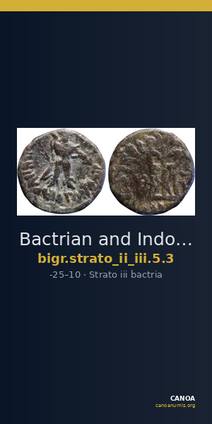 Bactrian and Indo-Greek Coinage Strato II and Strato III 5.3 — CANOA