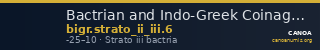 Bactrian and Indo-Greek Coinage Strato II and Strato III 6 — CANOA