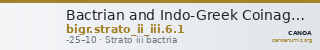 Bactrian and Indo-Greek Coinage Strato II and Strato III 6.1 — CANOA