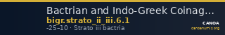 Bactrian and Indo-Greek Coinage Strato II and Strato III 6.1 — CANOA