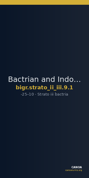 Bactrian and Indo-Greek Coinage Strato II and Strato III 9.1 — CANOA
