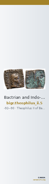 Bactrian and Indo-Greek Coinage Theophilus II 5 — CANOA