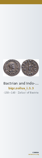 Bactrian and Indo-Greek Coinage Zoilus I 3.3 — CANOA