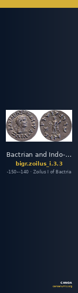 Bactrian and Indo-Greek Coinage Zoilus I 3.3 — CANOA