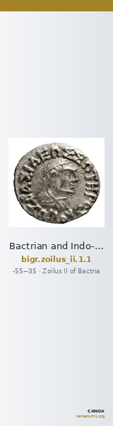 Bactrian and Indo-Greek Coinage Zoilus II 1.1 — CANOA