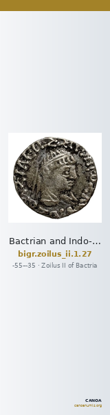 Bactrian and Indo-Greek Coinage Zoilus II 1.27 — CANOA
