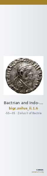 Bactrian and Indo-Greek Coinage Zoilus II 1.6 — CANOA