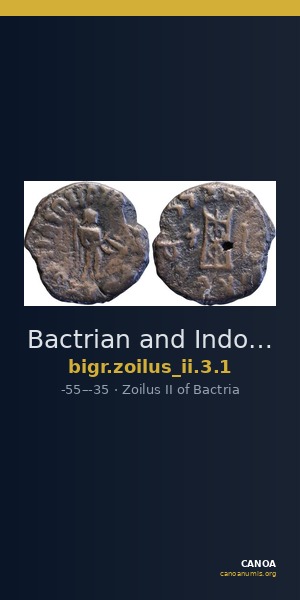 Bactrian and Indo-Greek Coinage Zoilus II 3.1 — CANOA