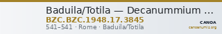 Baduila/Totila — Decanummium (Rome, 541) — CANOA