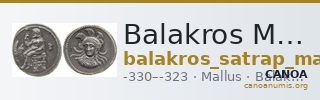 Balakros Mallus Babelon 1910 724 — CANOA