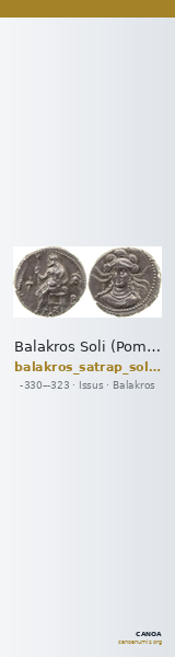 Balakros Soli (Pompeiopolis) Babelon 1910 727 — CANOA