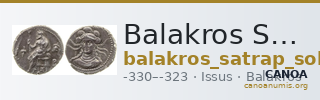 Balakros Soli (Pompeiopolis) Babelon 1910 727 — CANOA